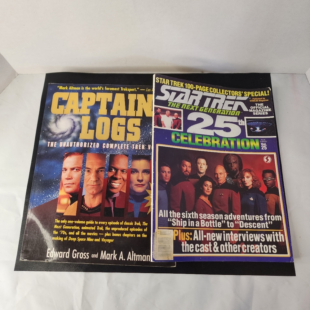 Star Trek: Captains Log Book & The Next Generation Magazine
